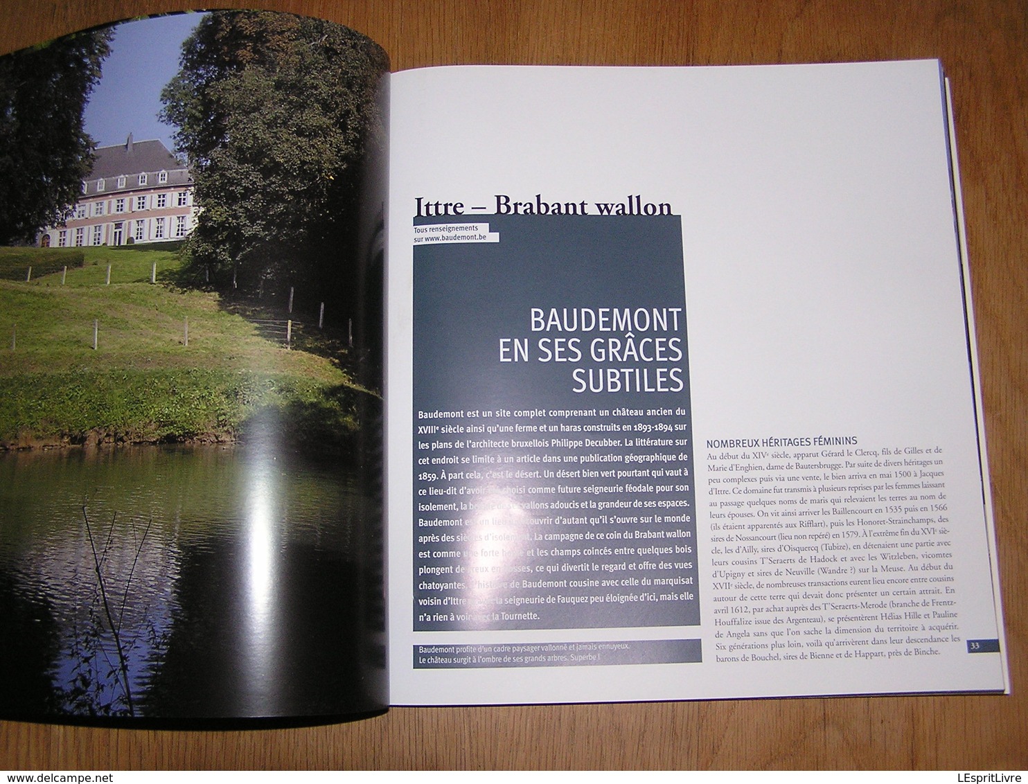 CHATEAUX ET MANOIRS DE CHARME EN BELGIQUE Farcy Régionalisme ouvignes Attre Vervoz Halloy Sorinnes Godinne Ittre Boussu