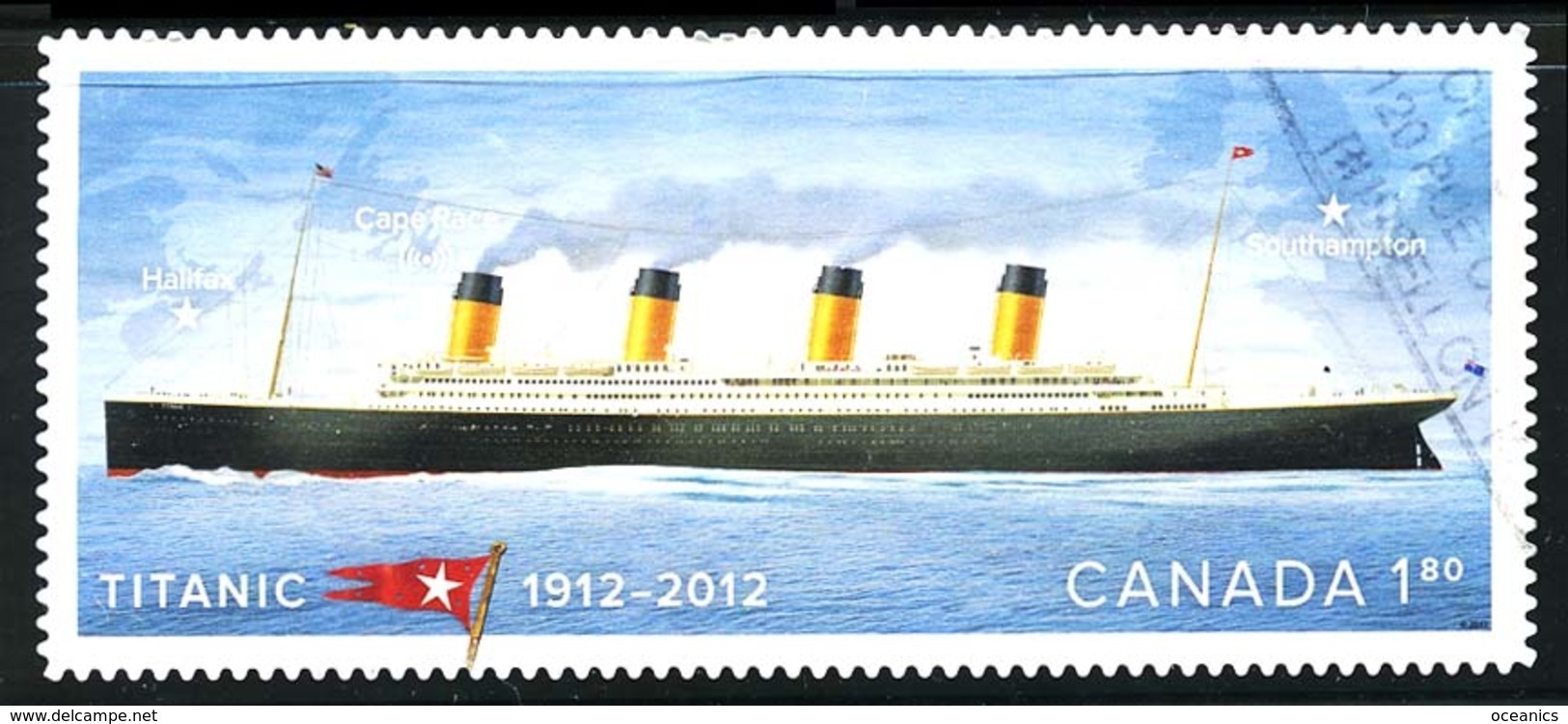 Canada (Scott No.2538 - Titanic) (o) Adhésif - Oblitérés