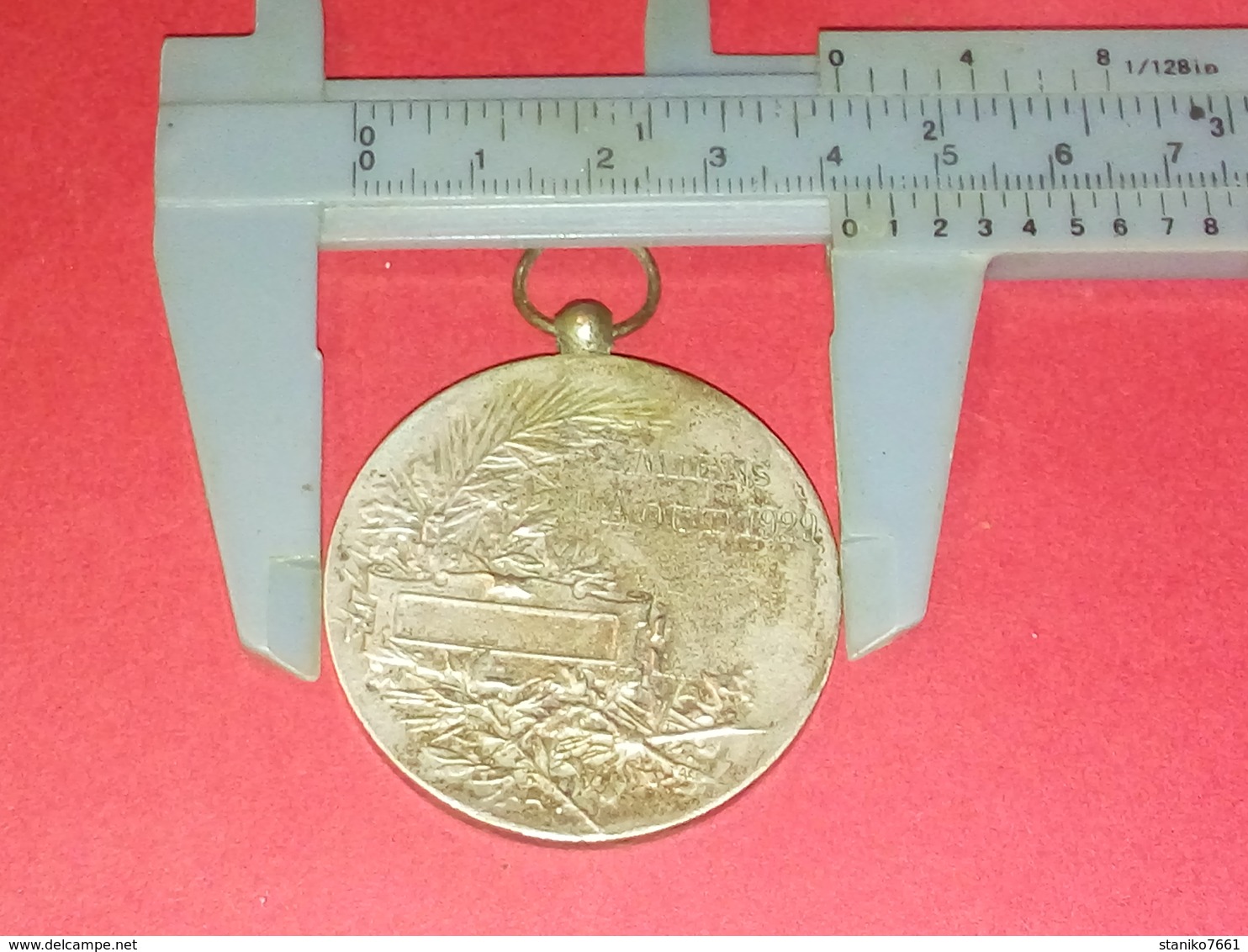 SUPERBE MÉDAILLE EN BRONZE Argentée Concours De Tir AMIEN 1929 Graveur ALP Desaide Voir Photos Dia.42 Mm 33.68 Gr - Altri & Non Classificati