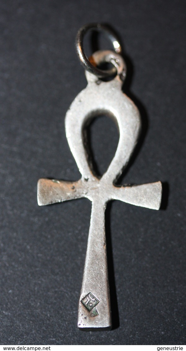 Pendentif Médaille Religieuse Croix égyptienne Ankh égyptien - Argent Poinçon - Egypte - Silver Religious Medal - Religion & Esotérisme