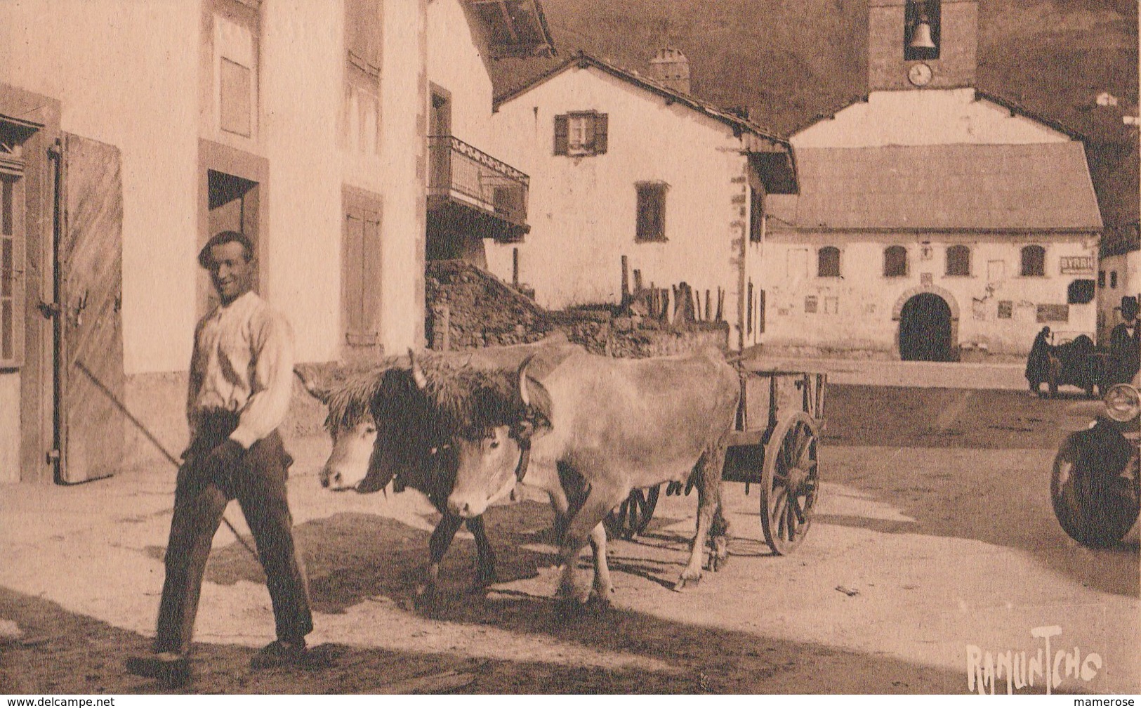 ATTELAGE AUX ALDUDES. Région De Saint-Etienne-de-Baigorry (64). Ramuncho - Attelages