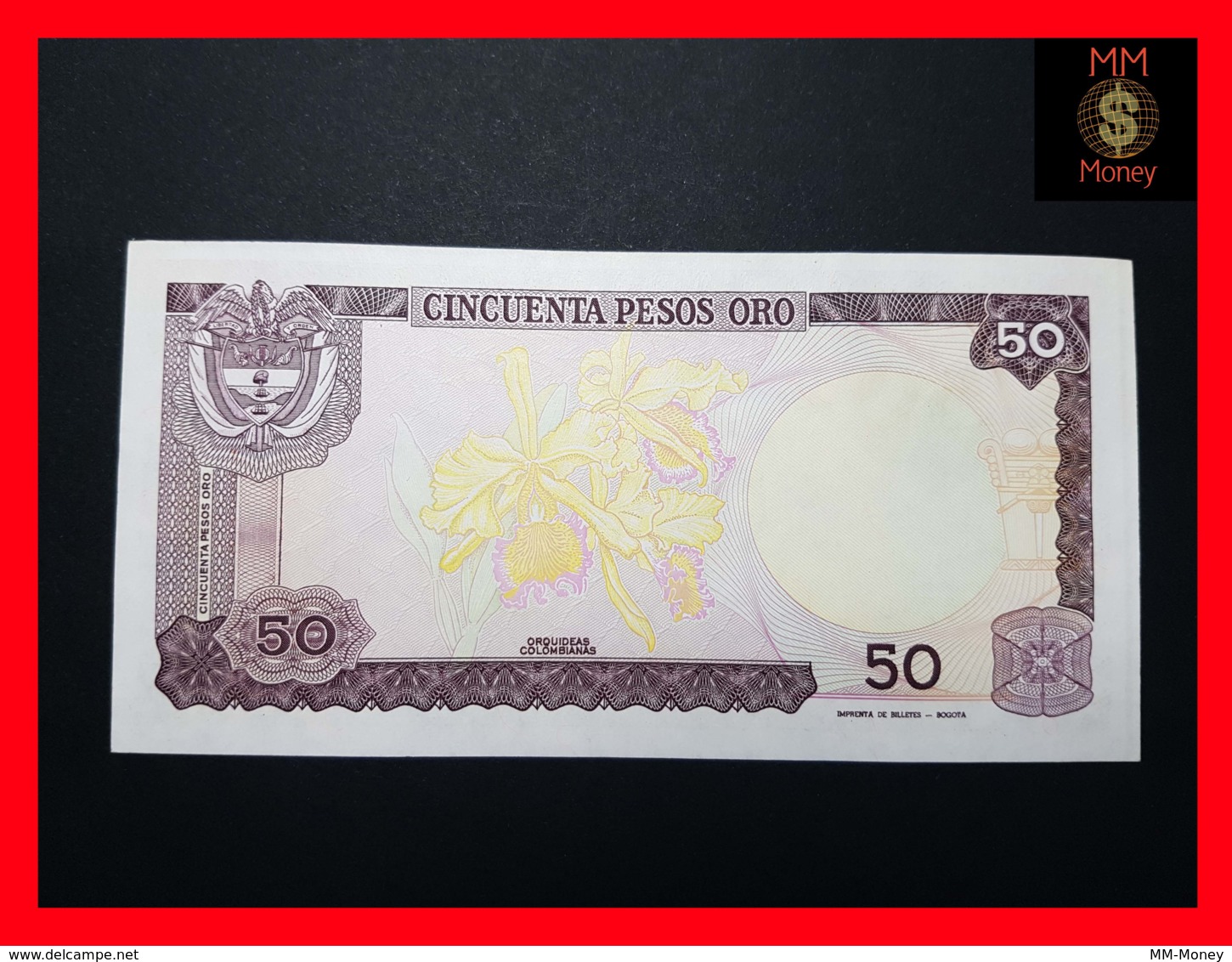 COLOMBIA 50 Pesos Oro 1.1.1986  P. 425 B UNC - Colombia