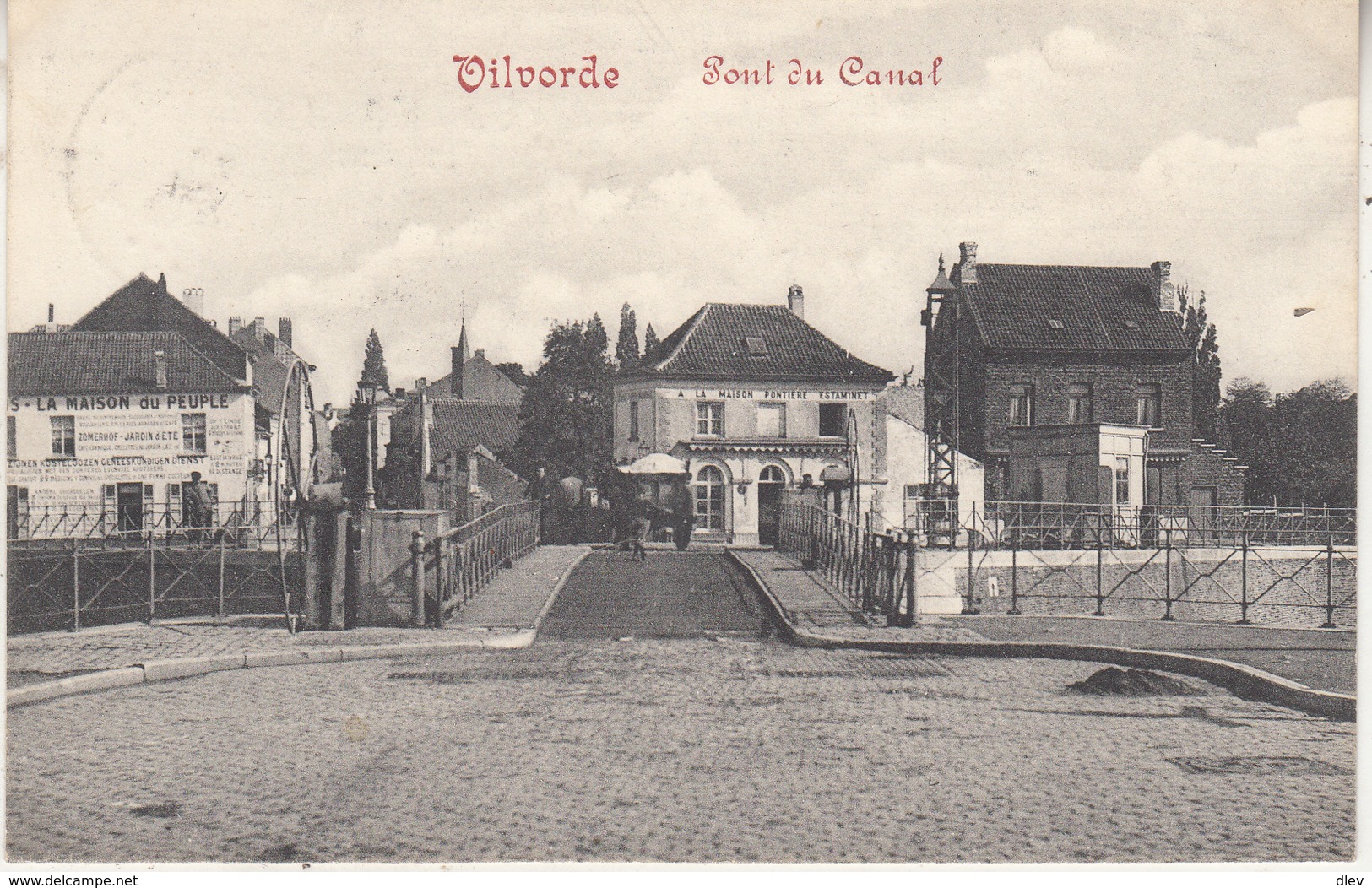 Vilvoorde - Kanaalbrug - Pont Du Canal - 1912 - Uitg. Decrée Zusters - Bruggen