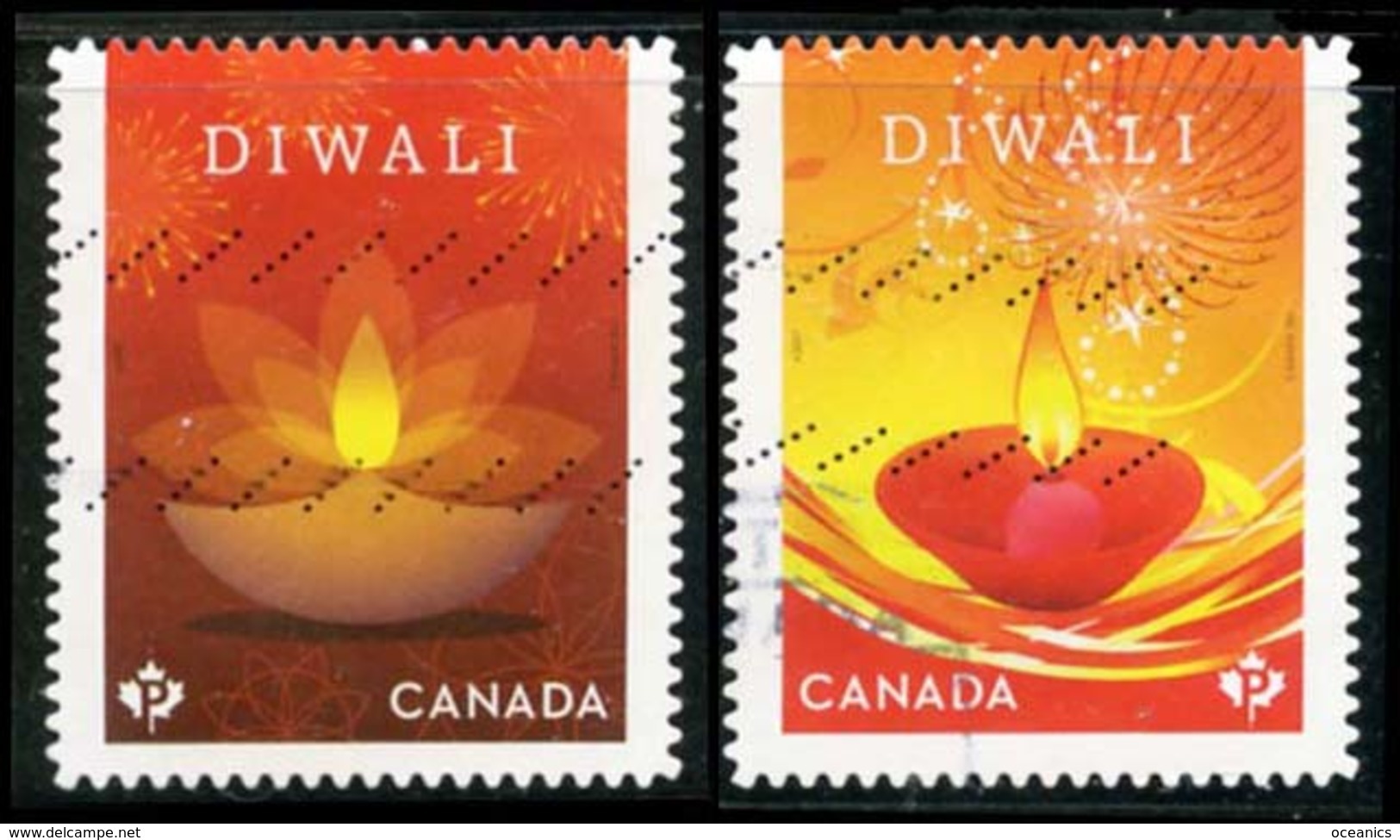 Canada (Scott No.3024-25 - Diwali) (o) - Used Stamps