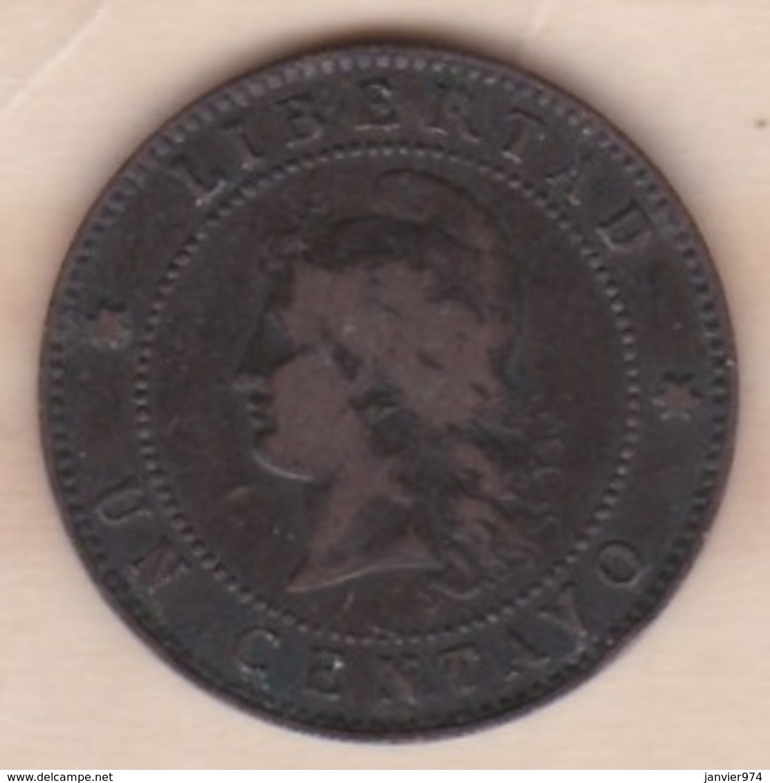 ARGENTINE / TUCUMAN. UN CENTAVO 1891. BRONZE - Argentinië