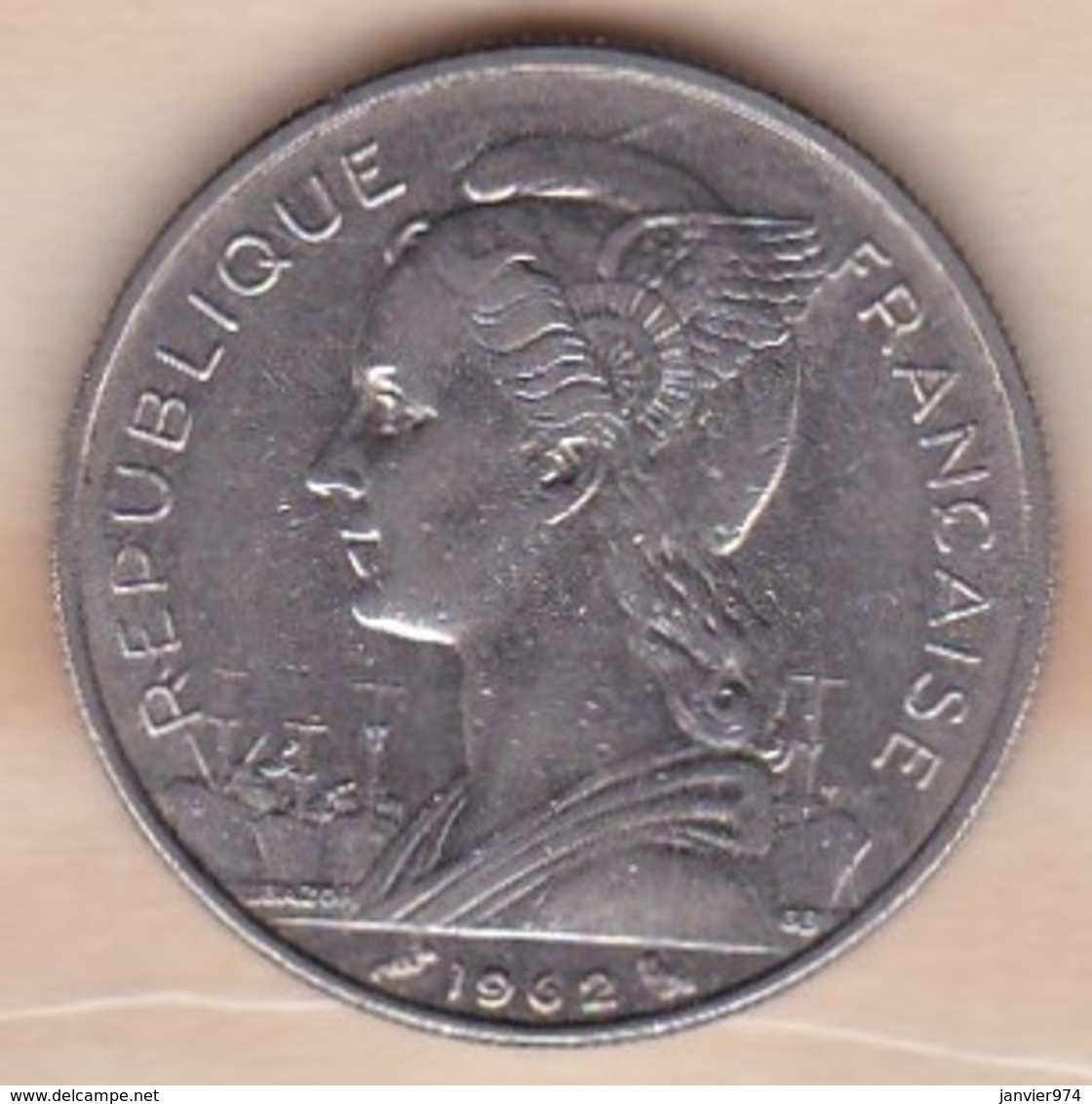 Ile De La Réunion 50 Francs 1962 En Nickel , Lec# 99 - Riunione