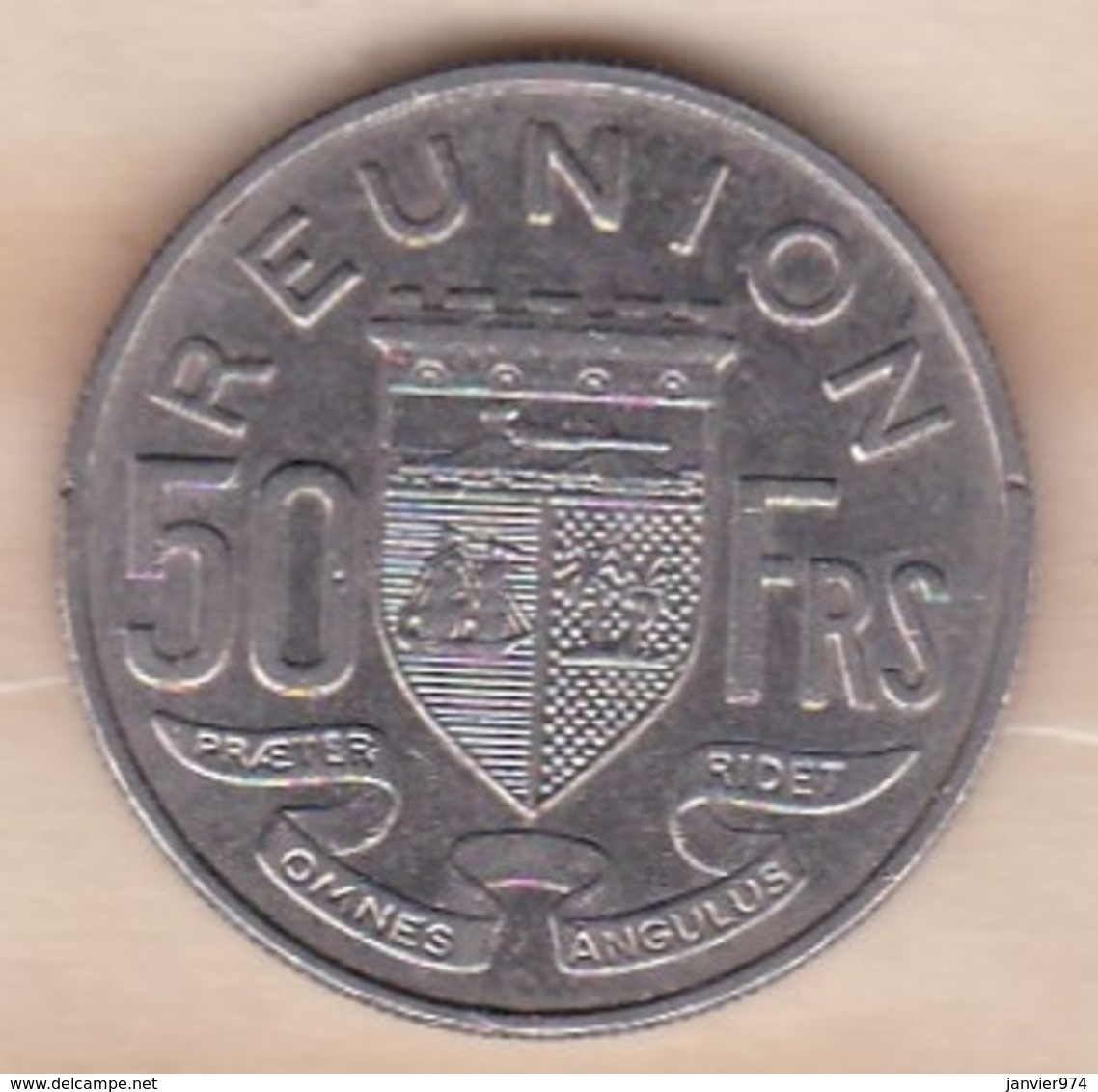 Ile De La Réunion 50 Francs 1962 En Nickel , Lec# 99 - Riunione