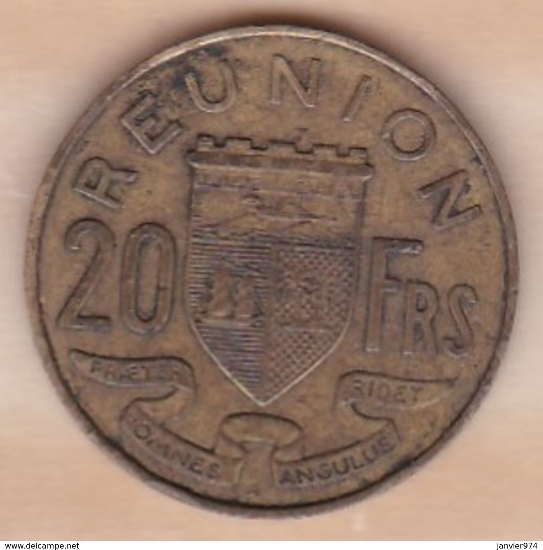 ILE DE LA REUNION. 20 FRANCS 1961 - Réunion