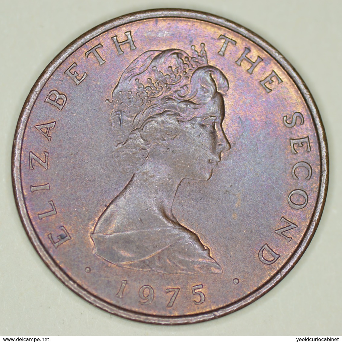 Isle Of Man - 2 Pence - 1975 - Elizabeth II - AUNC - Île De  Man