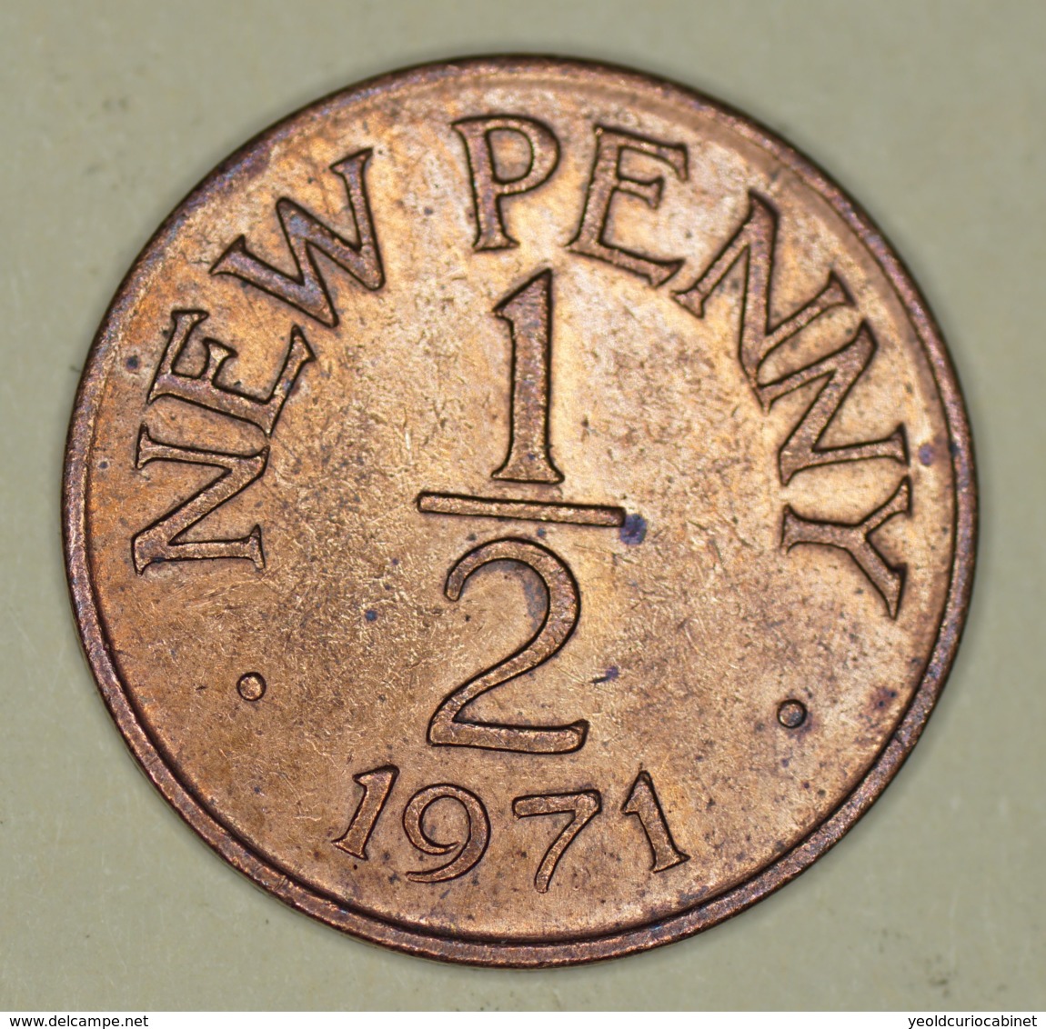 Jersey - ½ Penny - 1971 - Elizabeth II - UNC - Channel Islands