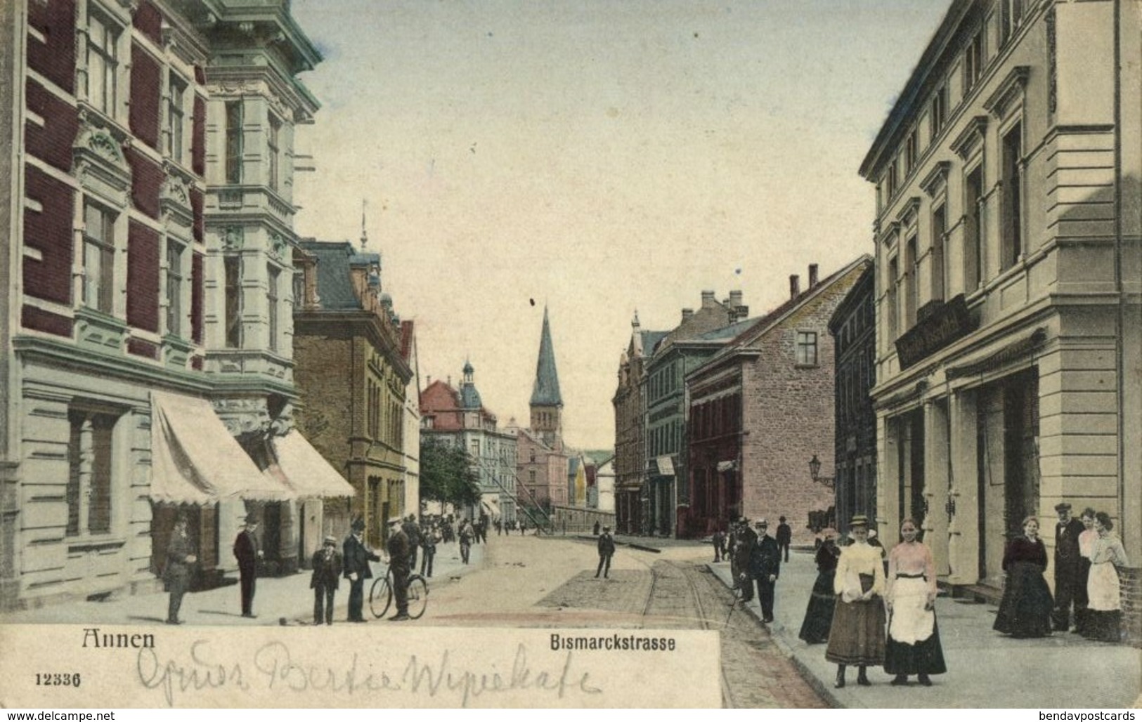ANNEN, Witten, Bismarckstrasse (1907) AK - Witten
