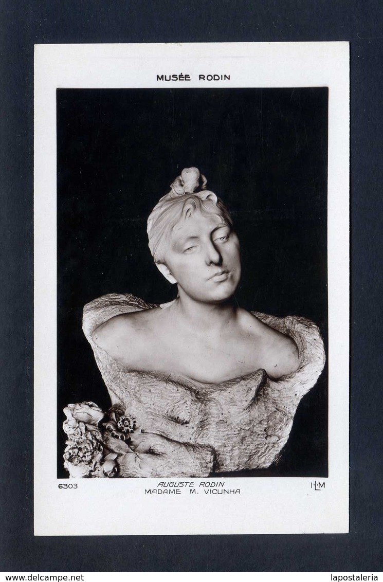 Auguste Rodin *Madame M. Vicunha* Ed. Lapina & Fils Nº 6303. Nueva. - Sculptures