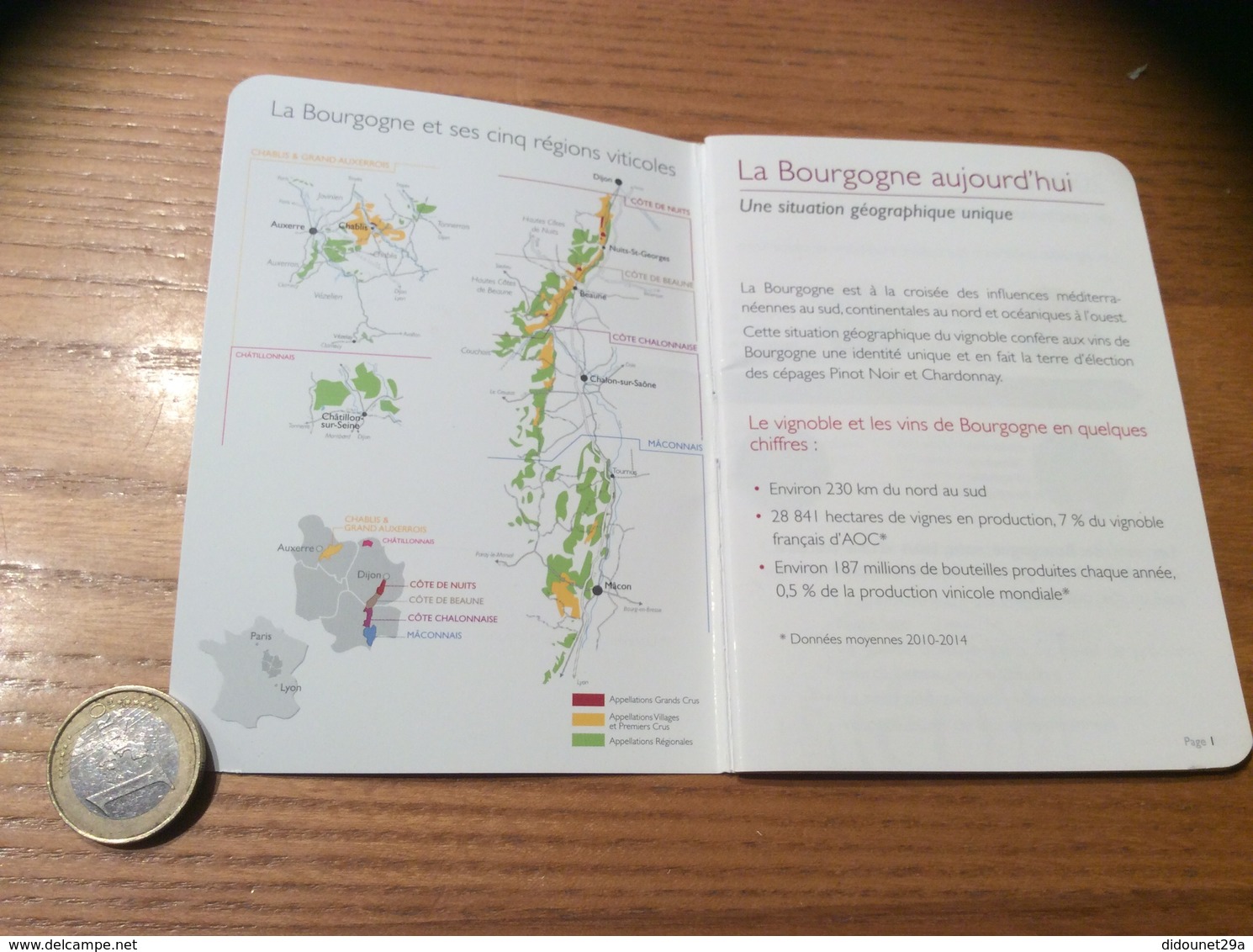 Livret Sur Le Vin, 25 Pages « VOYAGE En Bourgogne - PASSEPORT» - Autres & Non Classés