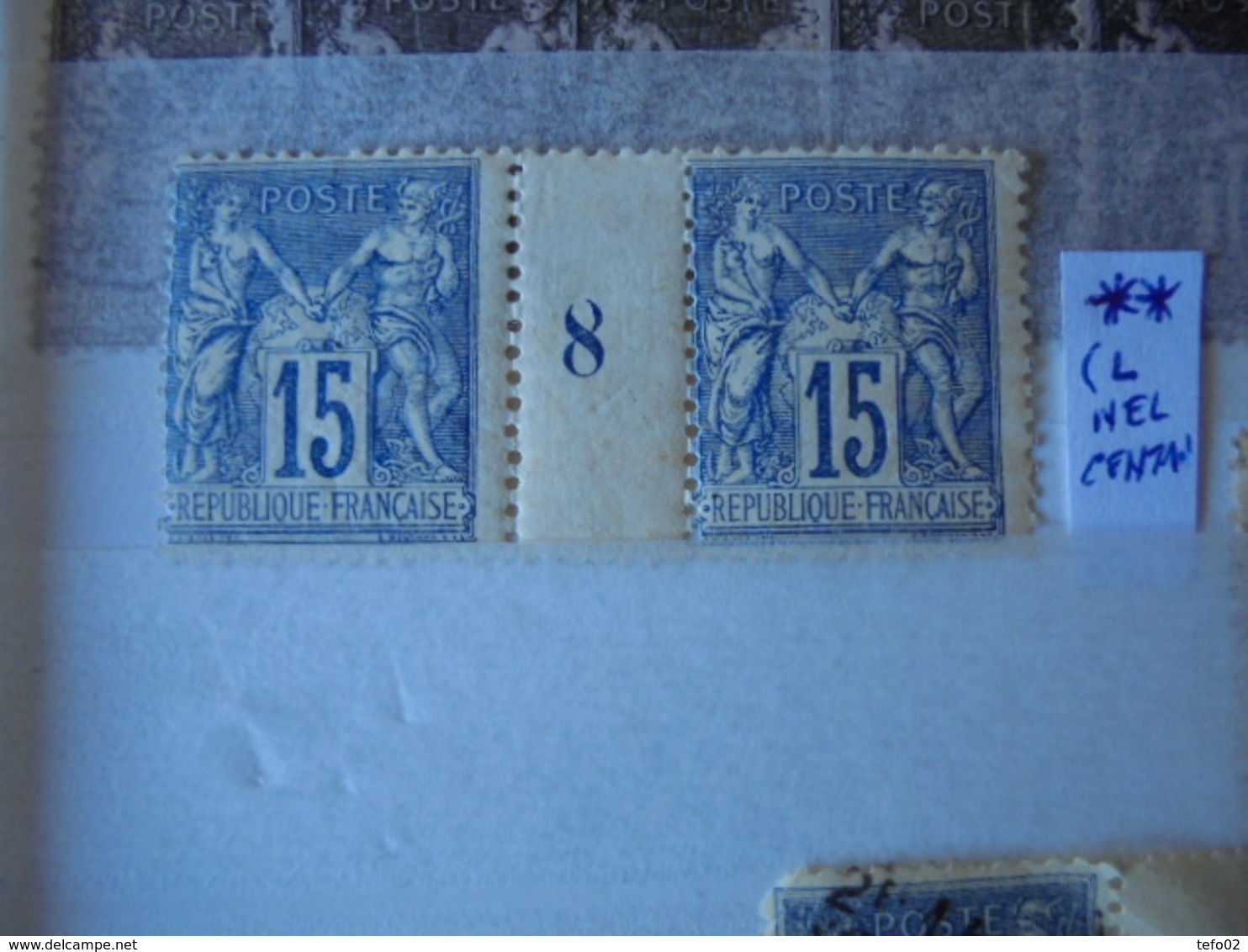Francia. Collezione 1853/1940 nuova (buoni classici)/usata con accumulazione delle ordinarie Descrizione. 74 foto