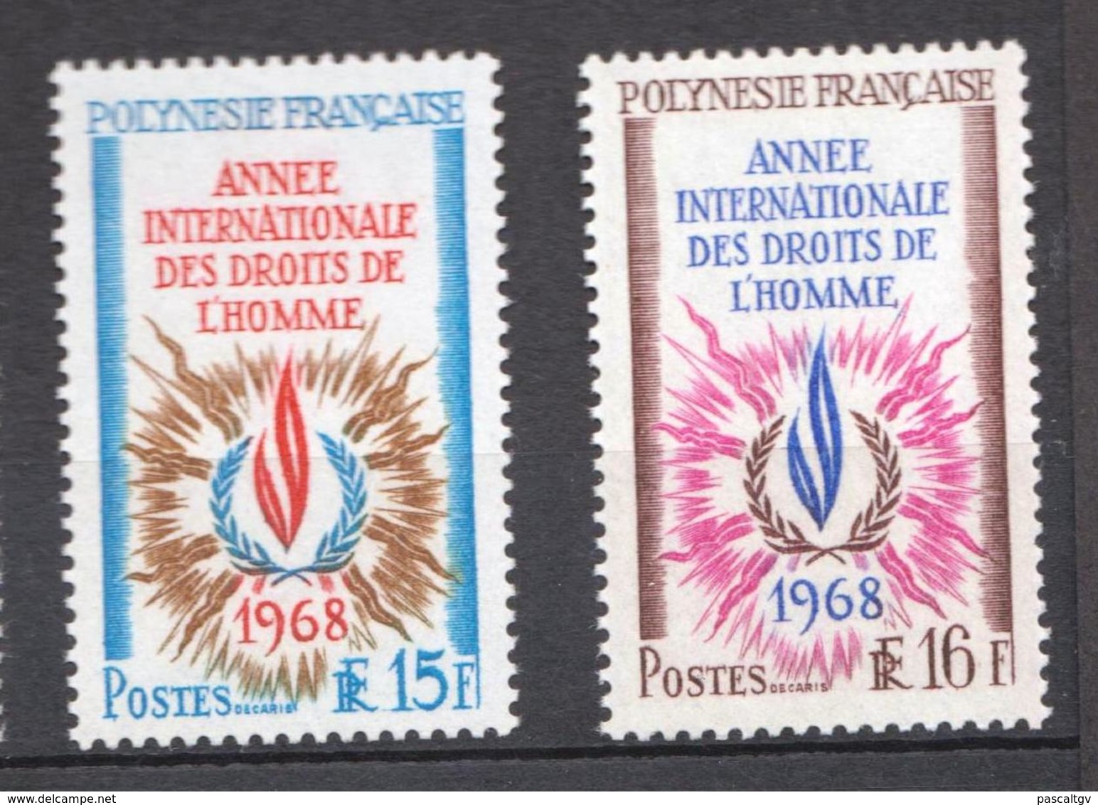 Polynésie Française, Superbe ** 62/63 - Ungebraucht