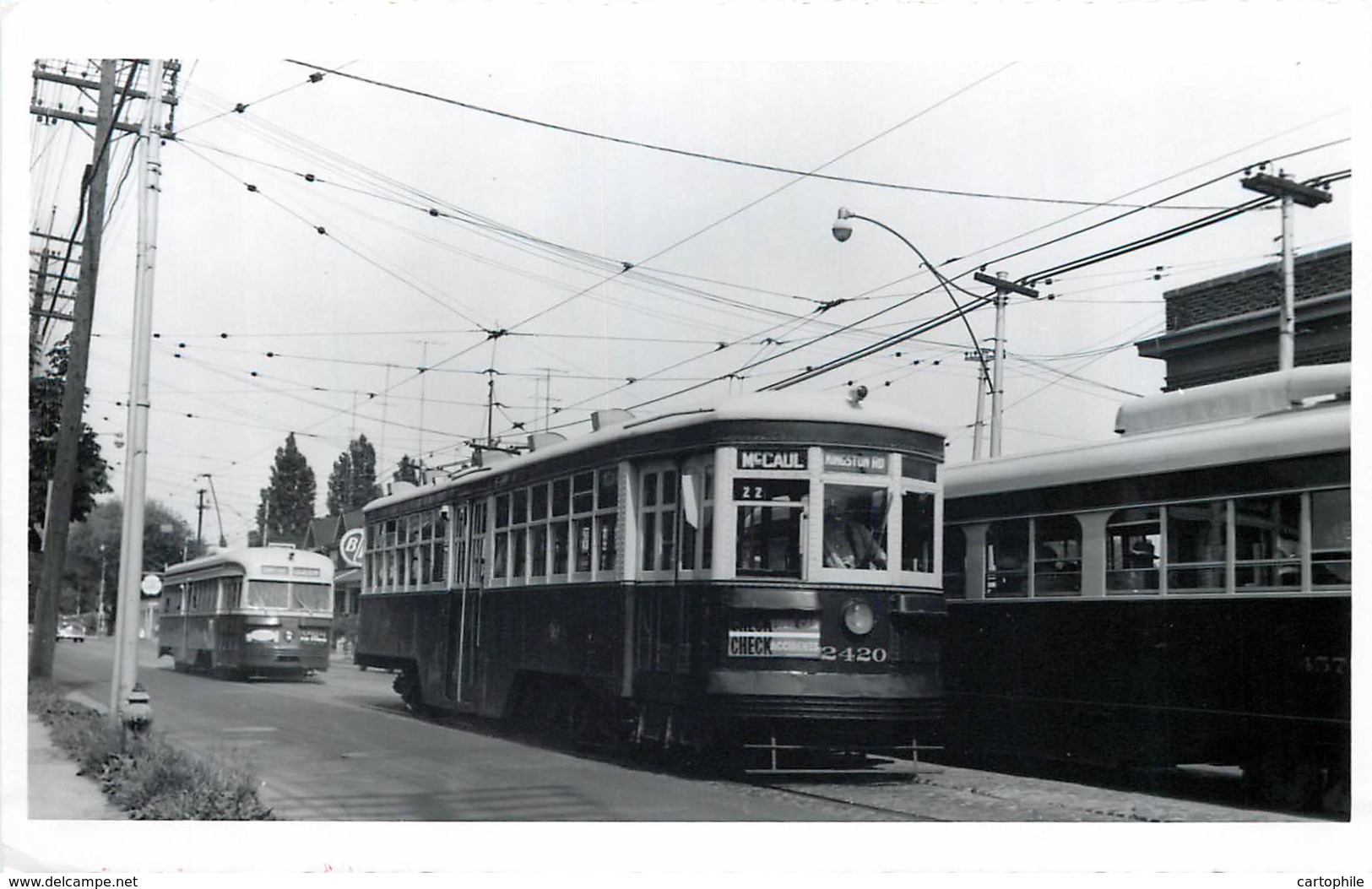 Canada - Photo Of A Tramway At TORONTO In 1958 - Toronto