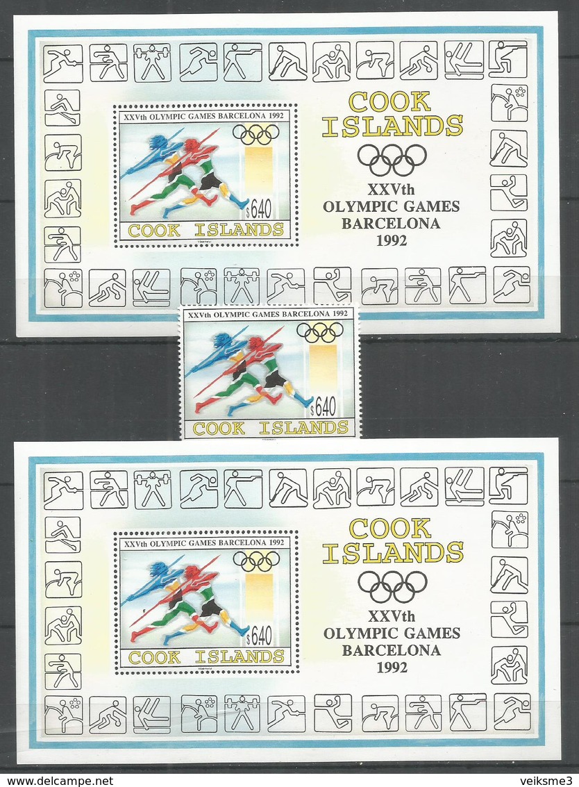 COOK ISLANDS - MNH - Sport - Olympic Games 1992 - Autres & Non Classés