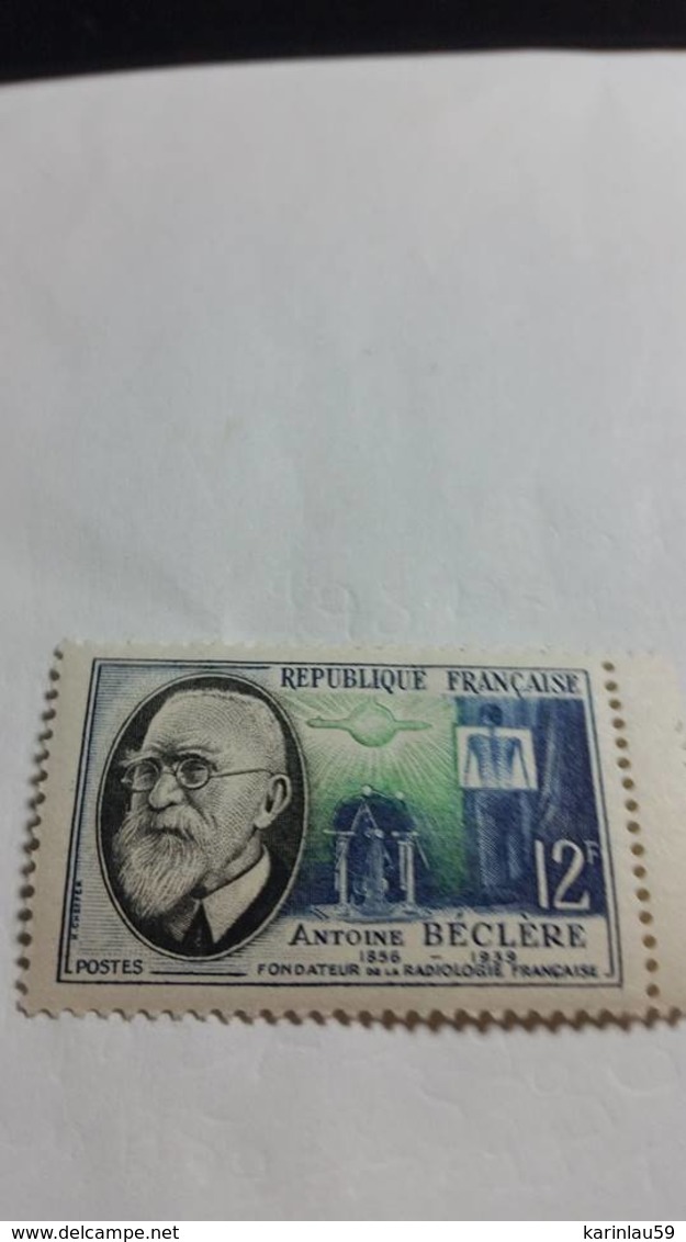 Timbre France   Savants Et Inventeurs Antoine Béclère La Radiologie - N° 1096 (Yvert) 1957 Neuf - Neufs