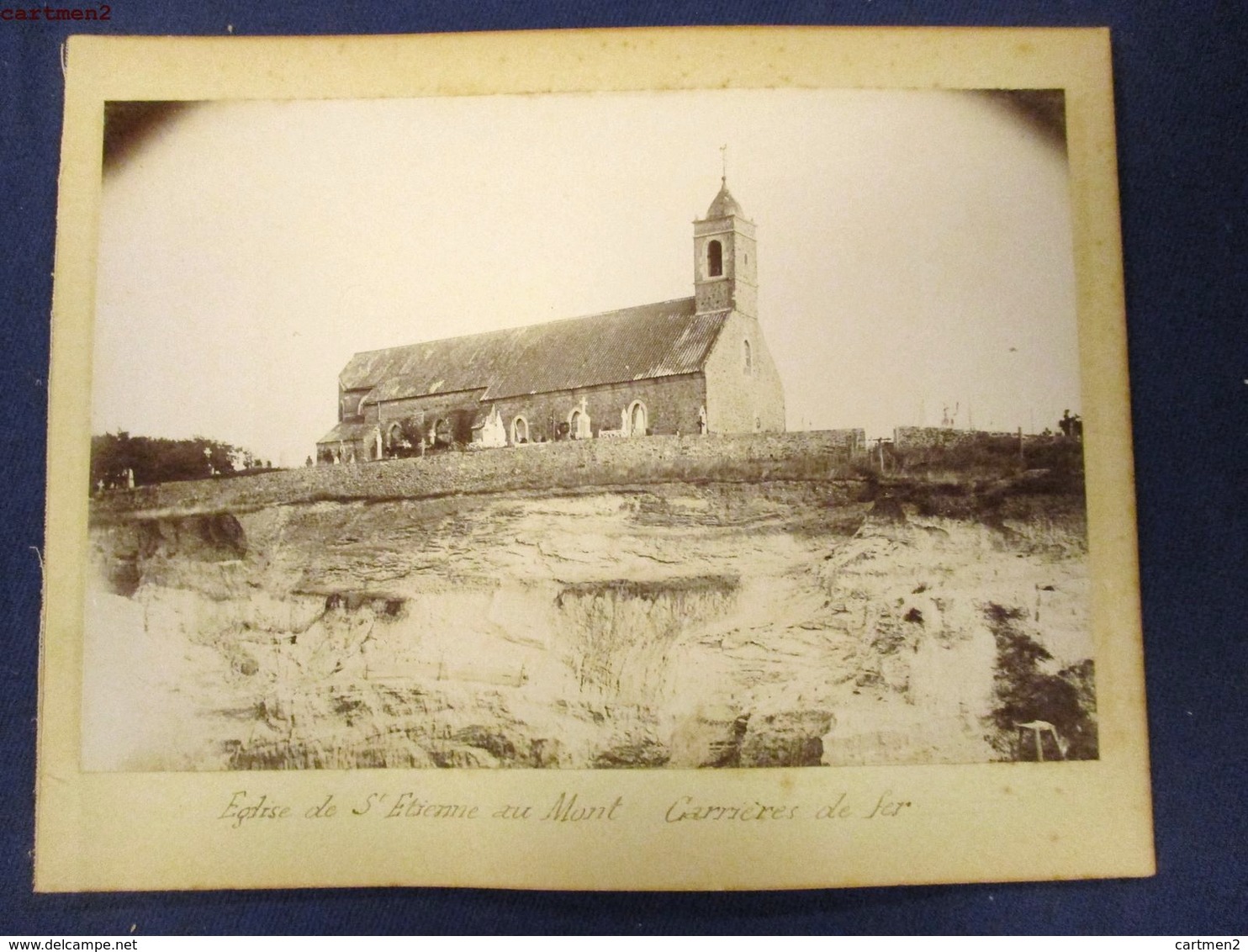 PHOTOGRAPHIE XIXeme : OUTREAU TOUR DU RENARD ET SAINT-ETIENNE-AU-MONT CARRIERES DE FER 62 PAS-DE-CALAIS - Altri & Non Classificati