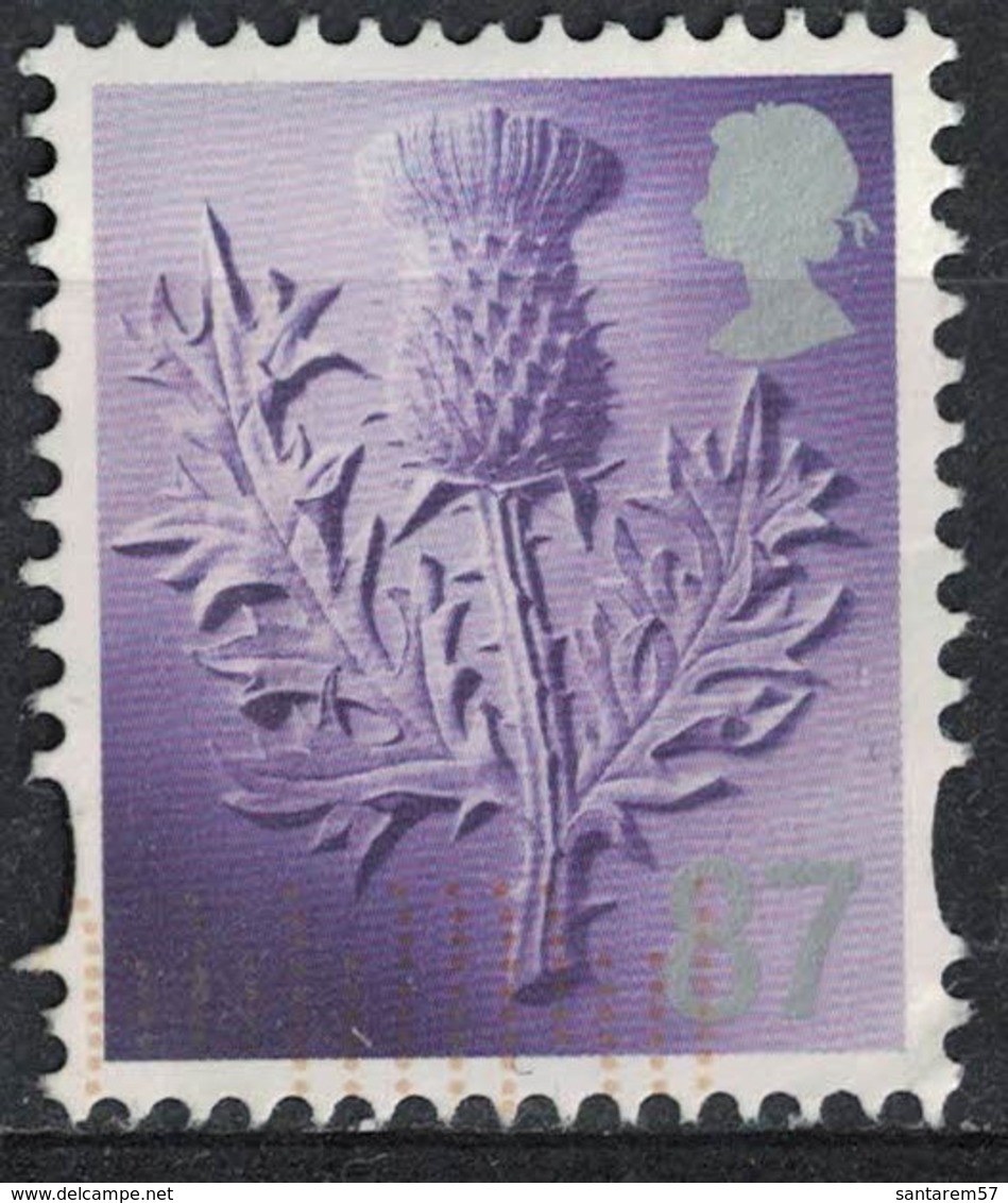 Royaume Uni 2012 Oblitéré Used Thistle Chardon Écossais 87 Penny - Ecosse