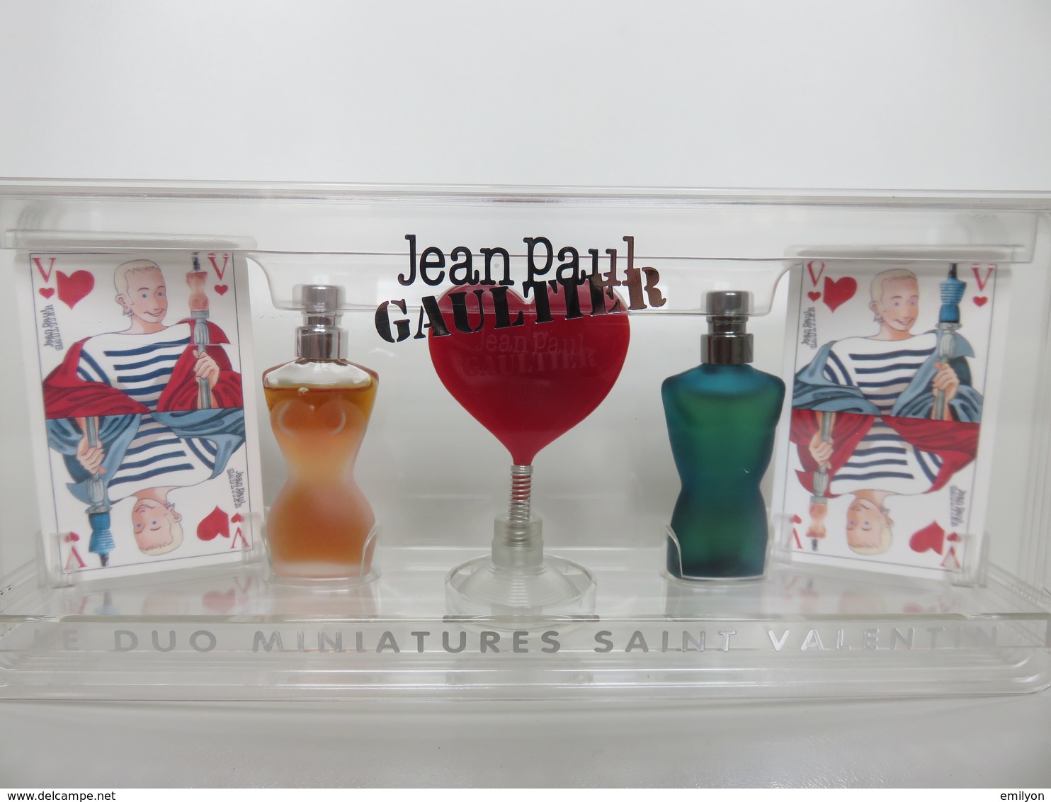 Coffret Jean-Paul Gaultier - Le Duo De Miniatures Saint Valentin - Miniaturen Herrendüfte (mit Verpackung)