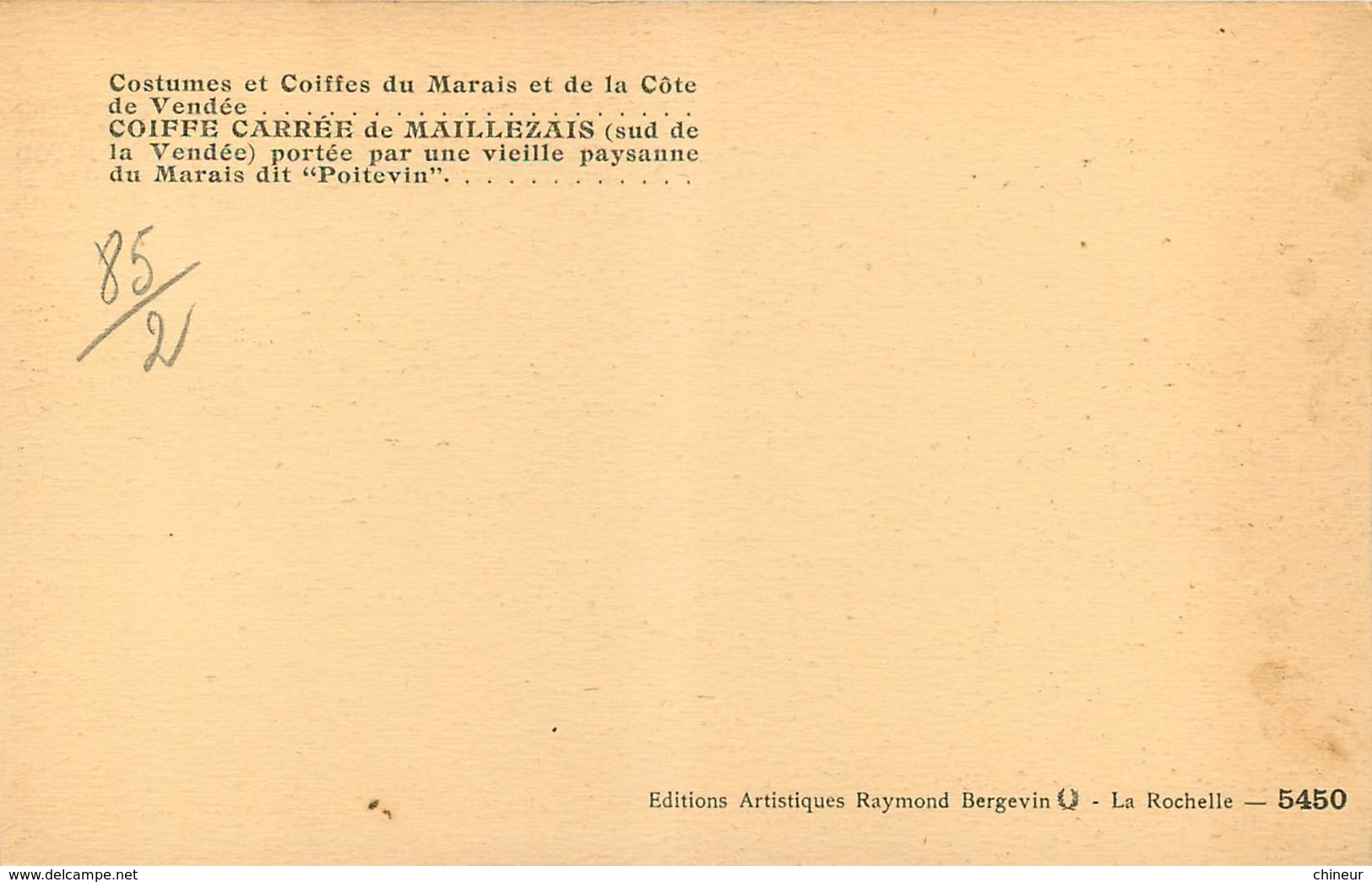 COIFFE CARREE DE MAILLEZAIS - Maillezais