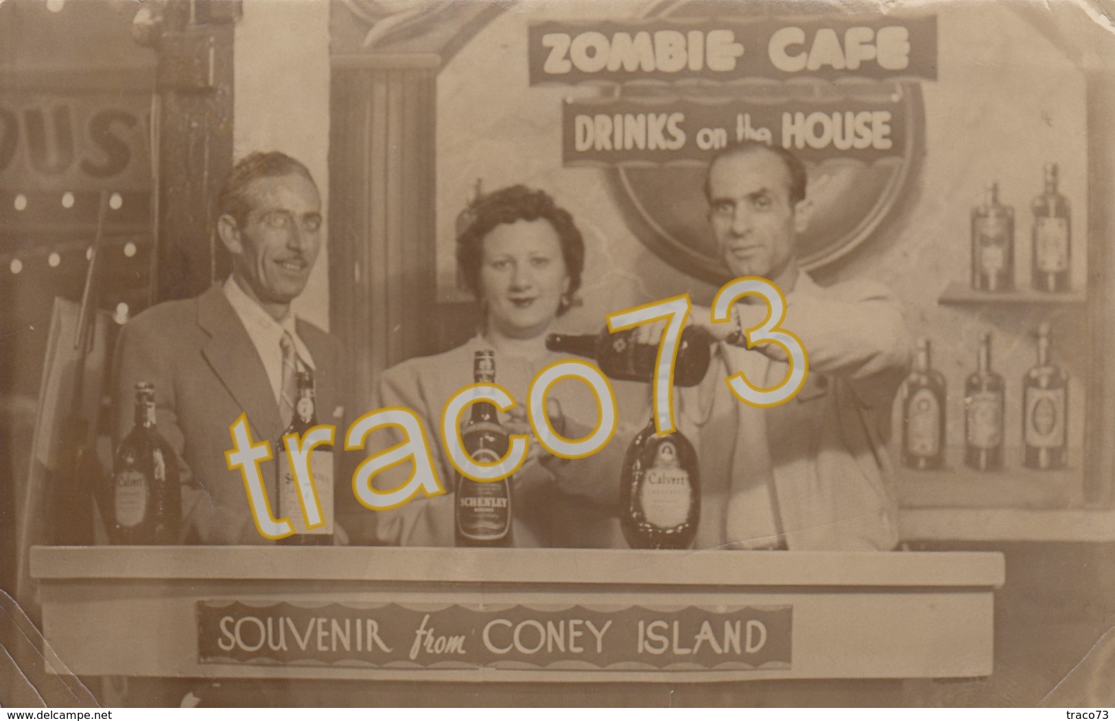 NEW YORK - CONEY ISLAND /  ZOMBIE CAFE _ 1952 - Brooklyn