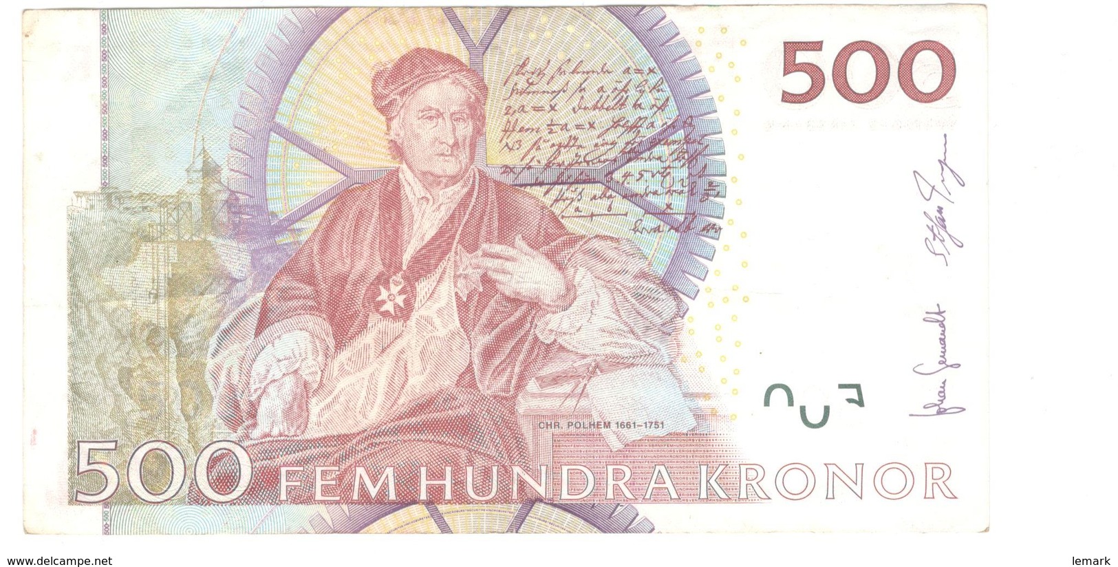 Sweden 500 Kronor 2007 P66c VF - Suède