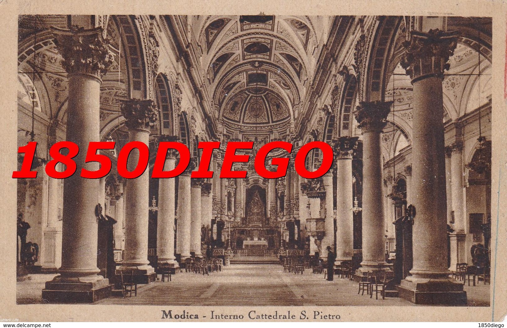 MODICA - INTERNO CATTEDRALE S. PIETRO  F/PICCOLO VIAGGIATA - Modica