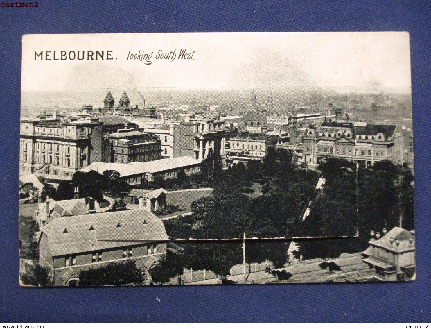 CARTE A SYSTEME : MELBOURNE LOOKING SOUTH WEST MULTIWIEW AUSTRALIA VICTORIA - Melbourne