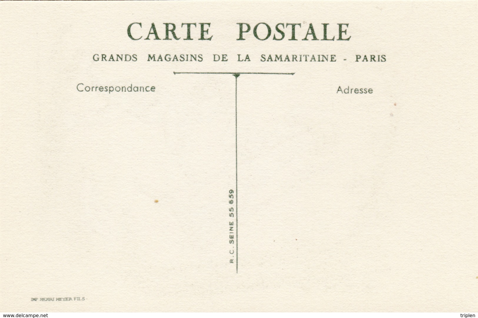 Germaine Bouret - Bois Pas Tout, Pense Un Peu Aux Grenouilles - La Samaritaine - Bouret, Germaine