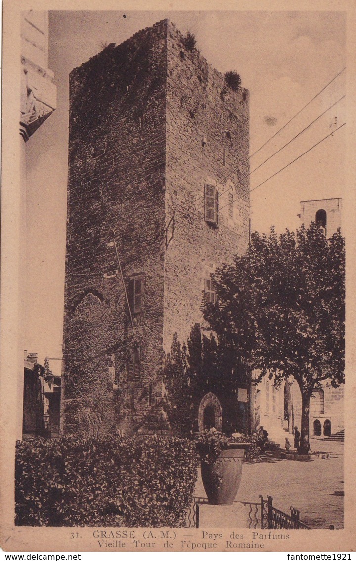 GRASSE VIEILLE TOUR DE L'EGLISE ROMAINE (dil367) - Grasse