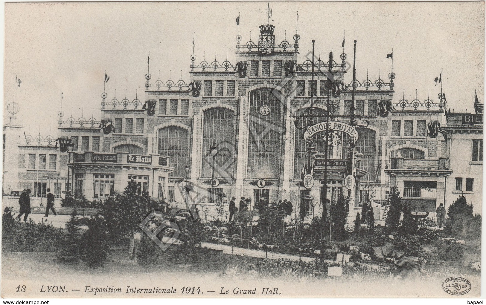 Lyon (69) - Exposition Internationale 1914 - Le Grand Hall - Autres & Non Classés