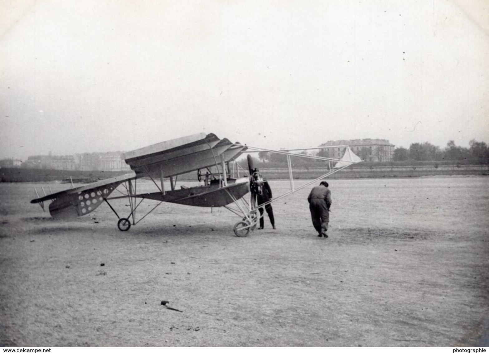 France Issy Aviation John Moisant Aeroplane En Aluminium Ancienne Photo 1910 - Aviation