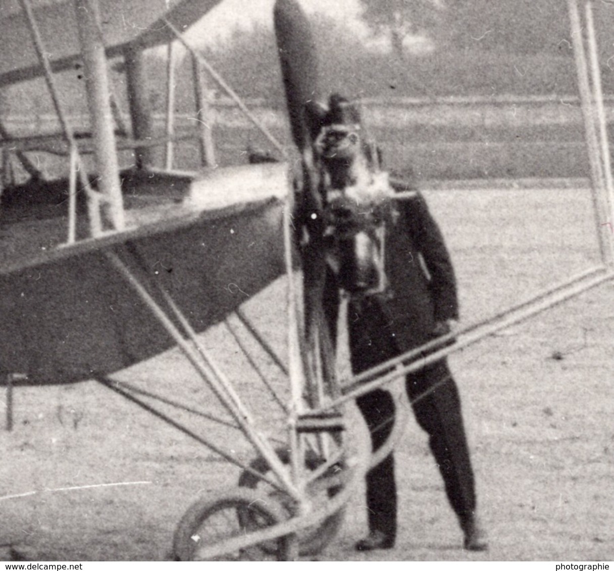 France Issy Aviation John Moisant Aeroplane En Aluminium Ancienne Photo 1910 - Aviation