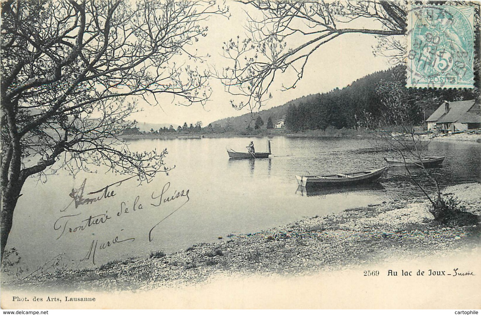 Suisse - Le Pont - Lac De Joux En 1906 - Autres & Non Classés