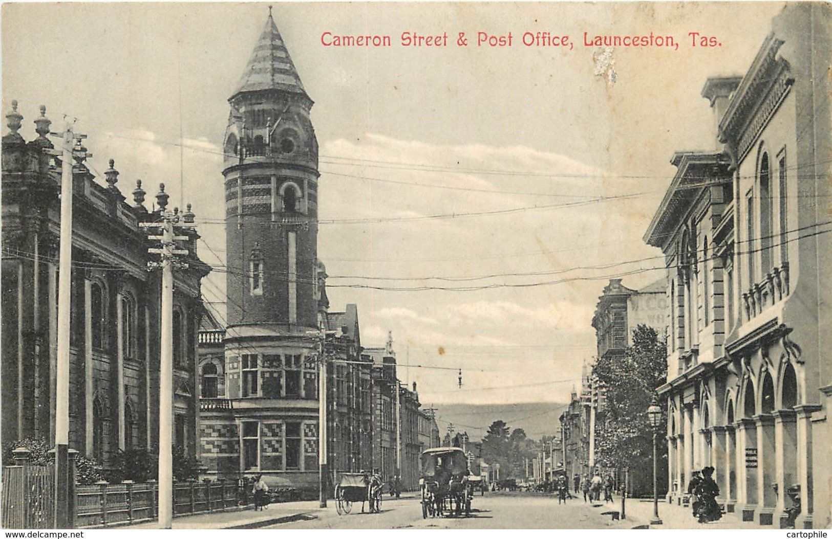 Australie - Tasmania - Lauceston - Cameron Street And Post Office - Lauceston