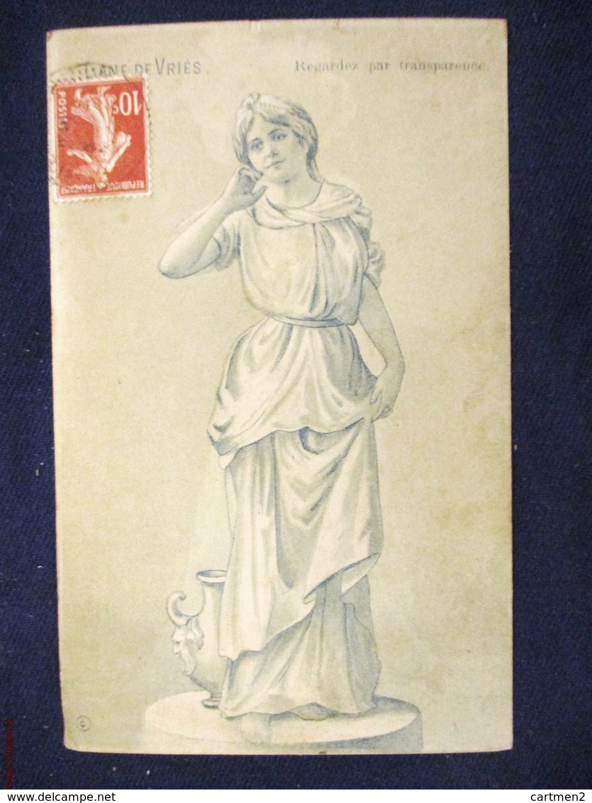 CARTE A SYSTEME CONTRE LA LUMIERE TRANSPARENTE HOLD-TO-LIGHT LIANE DE VRIES TRANSPARENCE 1900 - Cartoline Con Meccanismi