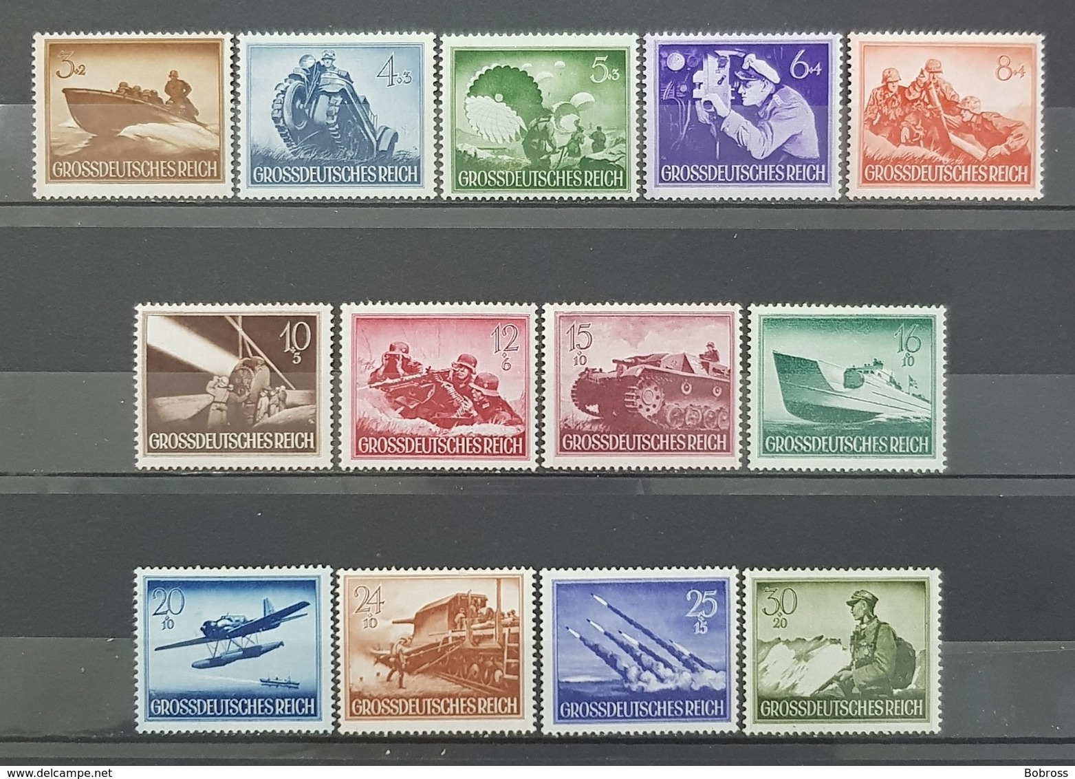 1944 Hero Memorial Day,  Deutsches Reich, Germany, MNH - Ungebraucht