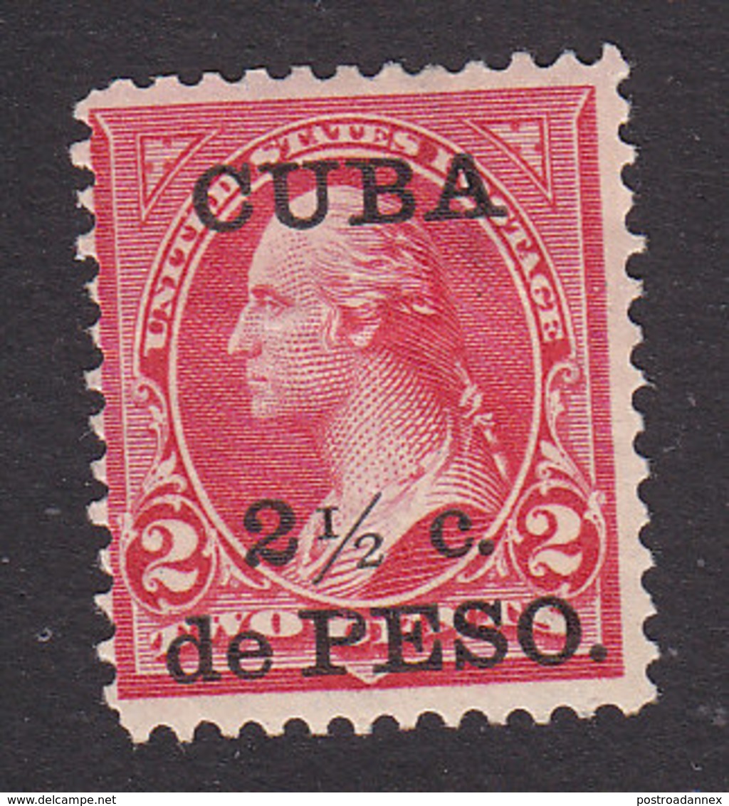Cuba, Scott #223A, Mint No Gum, Washing Surcharged, Issued 1899 - Cuba