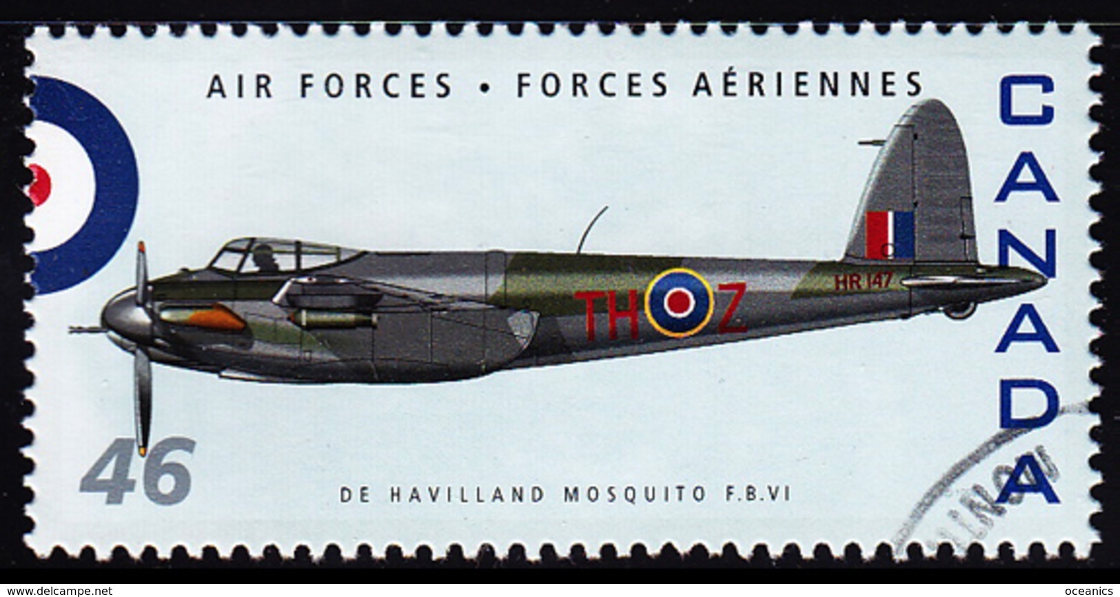 Canada (Scott No.1808a - De Havilland Mosquito F.B.VI) (o) - Used Stamps