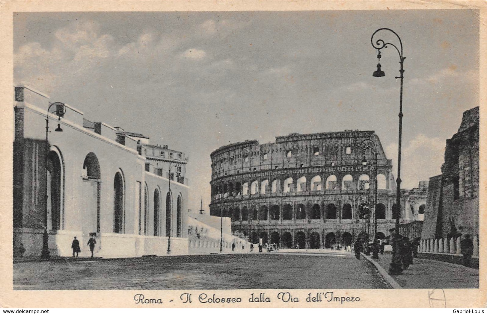 Roma Il Colosseo Dalla Via Dell'Impero - Carta Non Inviata - San Pietro