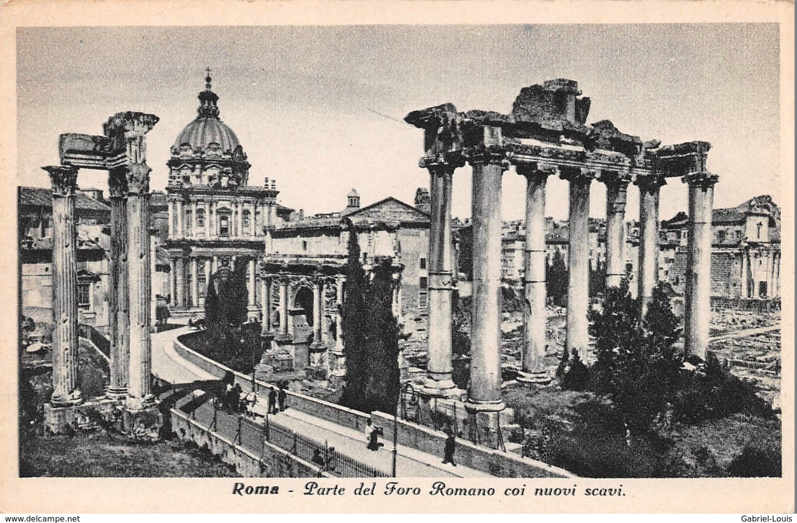 Roma Parte Del Foro Romano Coi Nuovi Scavi. - Carta Non Inviata - Other Monuments & Buildings