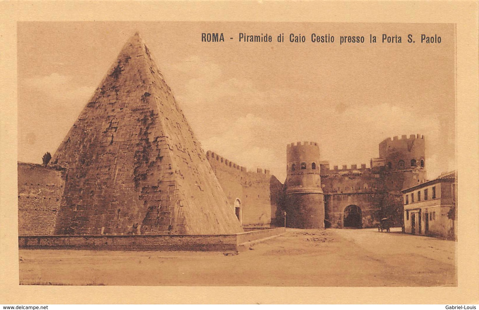 Roma  - Roma Piramide Di Caio Cestio Presso La Porta S. Paolo - Carta Non Inviata - Andere Monumente & Gebäude