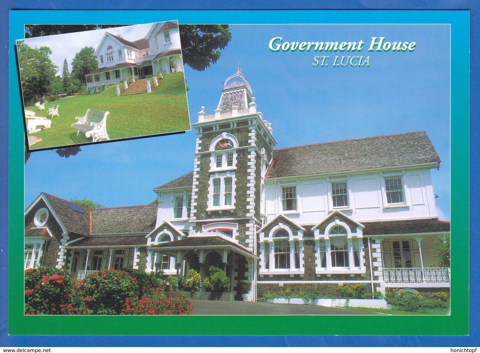 St Lucia; Santa Lucia; Gouvernment House - St. Lucia