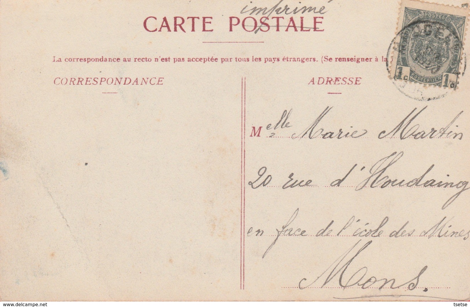 Brugelette -  Couvent Des Soeurs De L'Enfant Jésus -1906 ( Voir Verso ) - Brugelette