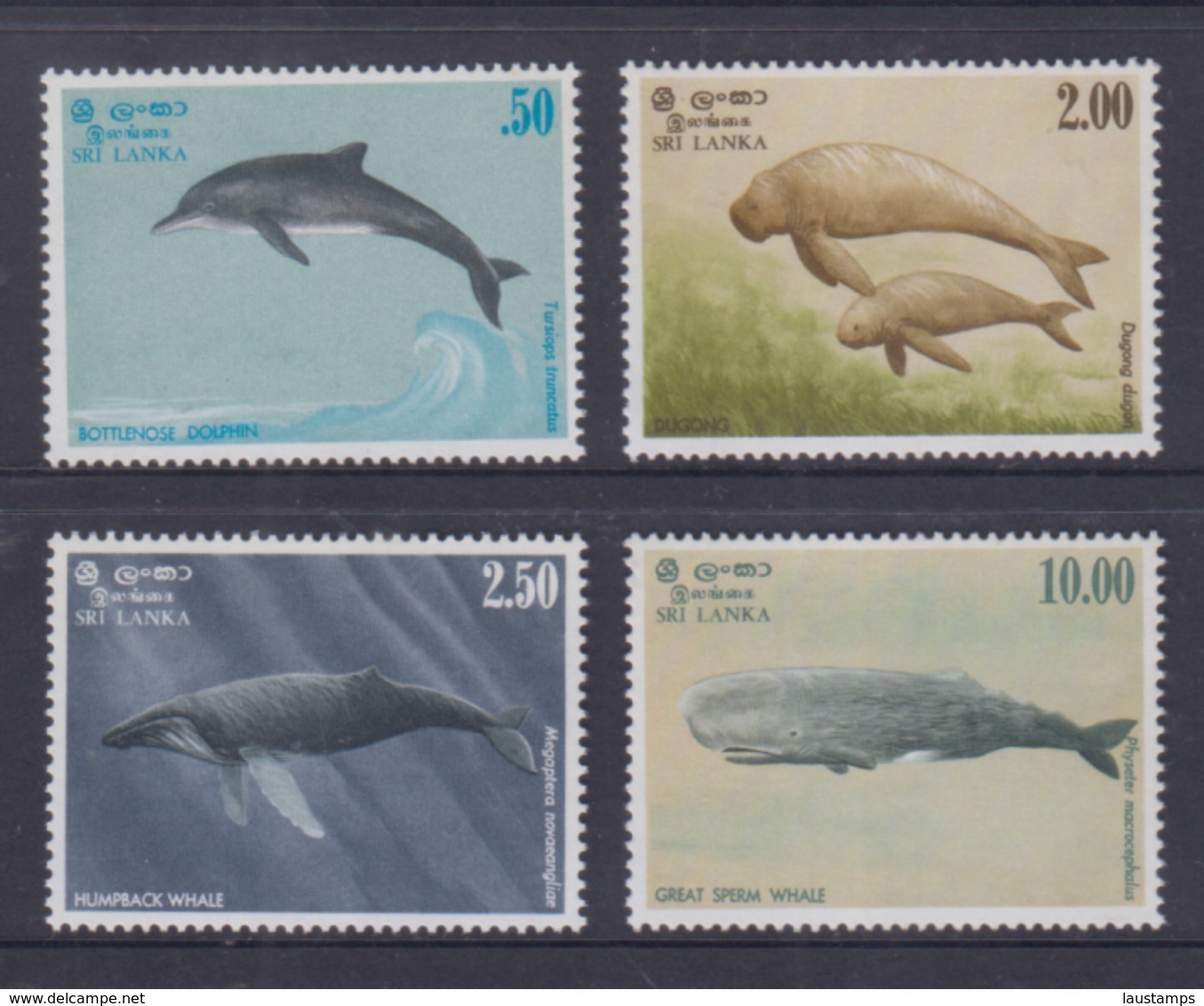 Sri Lanka 1983 Marine Mammals, Dolphin, Whales MNH - Sri Lanka (Ceylon) (1948-...)