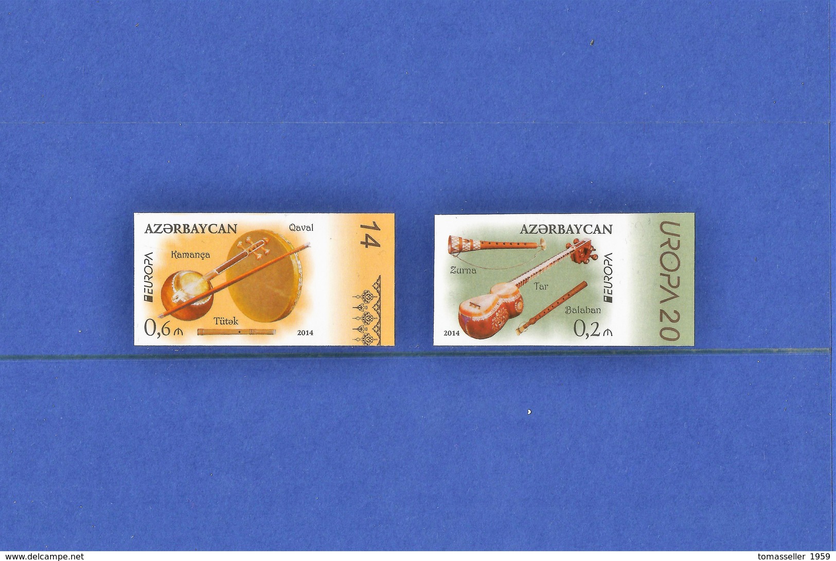 AZERBAIJAN 2014. Europe 2014- INPERFORATE 2st. - Azerbaiján