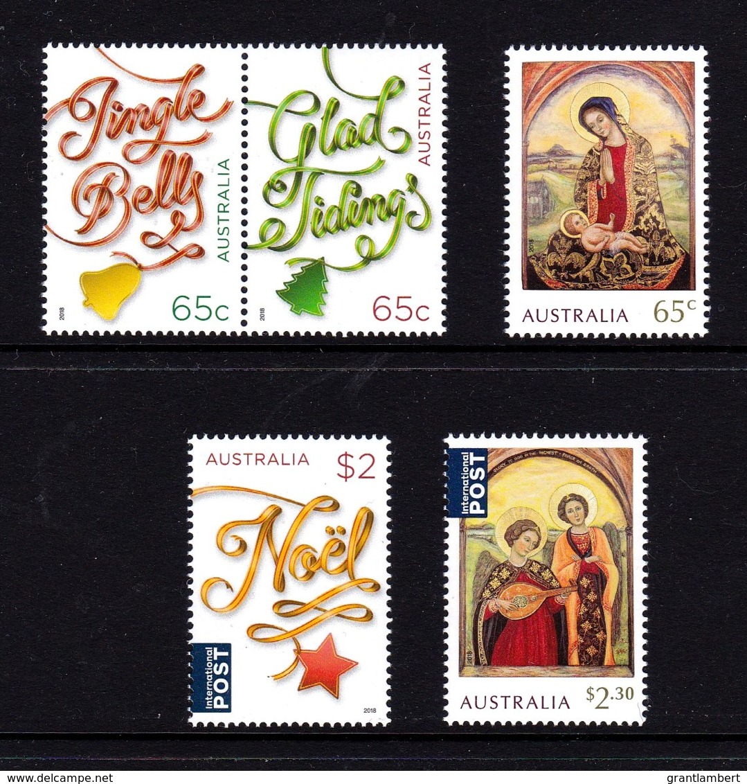 Australia 2018 Christmas Set Of 5 MNH - Mint Stamps