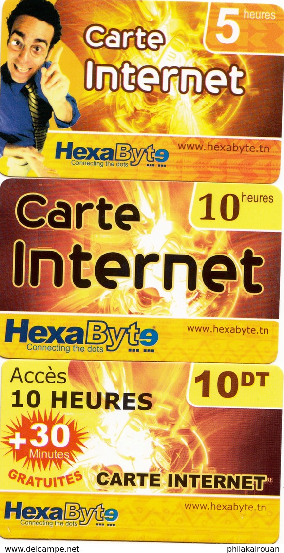 3 Prepaées D'internet Hexabyte - Tunisie